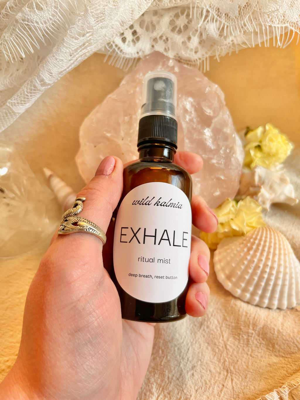 Exhale ritual mist: sweet orange, vanilla & sage