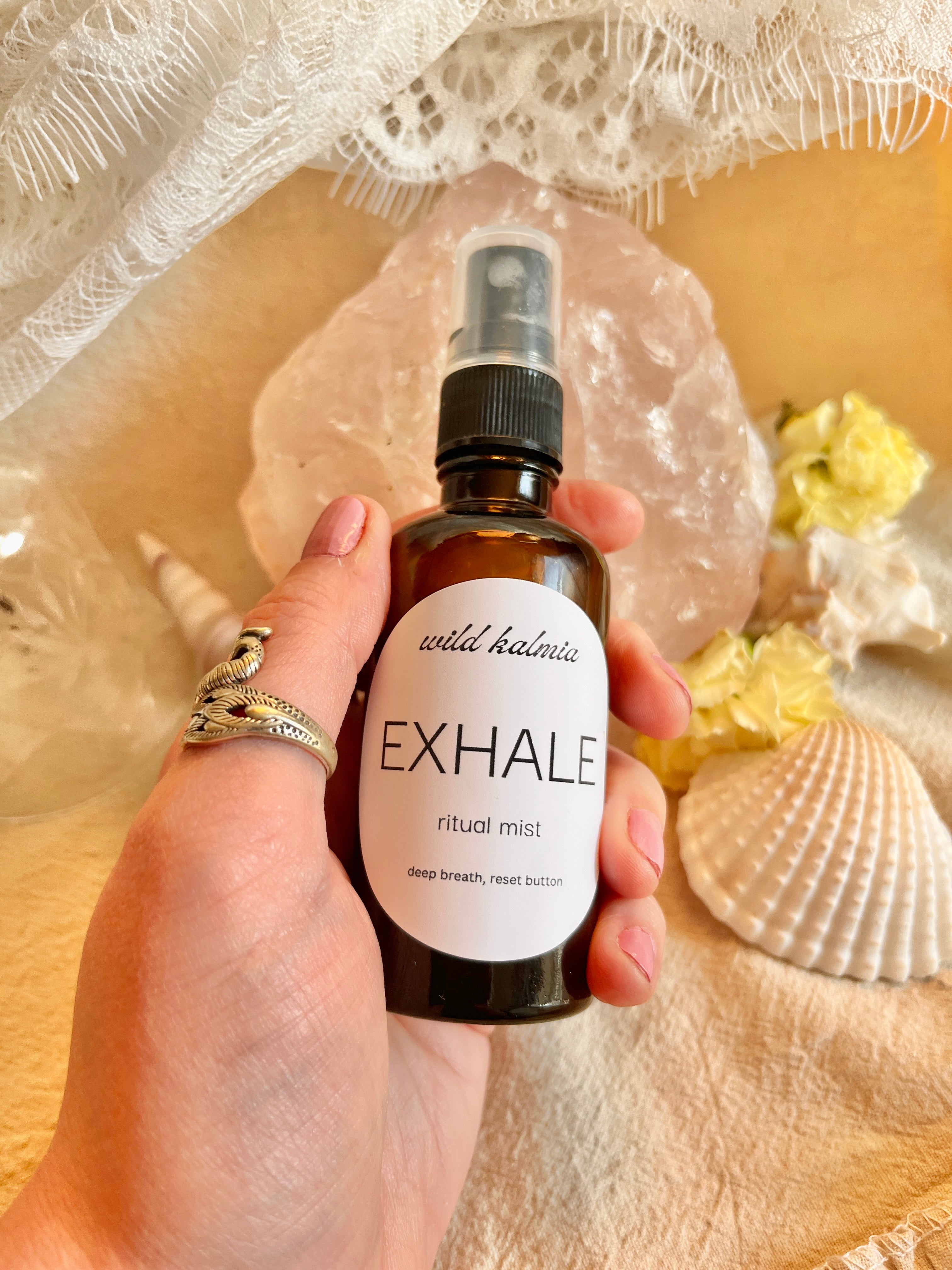 Exhale ritual mist: sweet orange, vanilla & sage
